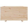 Jardinera madera maciza de pino 90x90x49.5 cm 5