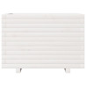 Jardinera madera maciza de pino blanco 70x40x49.5 cm 5
