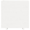 Jardinera madera maciza de pino blanco 70x40x72.5 cm 5