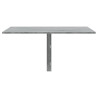 Mesa de pared plegable contrachapada gris Sonoma 100x60x56 cm 3