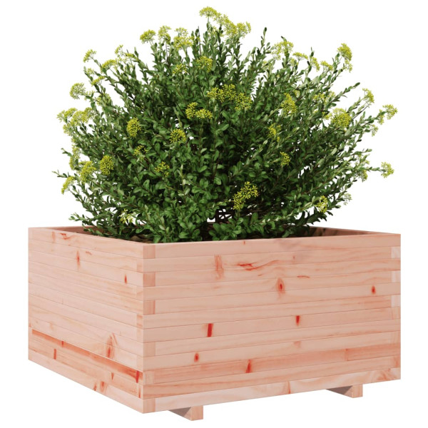 Vaso/floreira de jardim 90x90x49.5 cm madeira de douglas maciça M 4