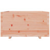 Jardinera madera maciza de abeto Douglas 90x90x49.5 cm 5