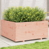 Jardinera madera maciza de abeto Douglas 100x100x49.5 cm 1