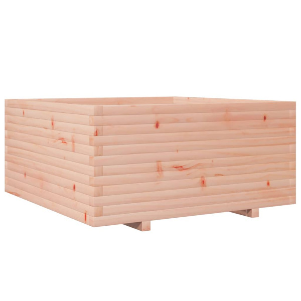 Jardinera madera maciza de abeto Douglas 100x100x49.5 cm M 2