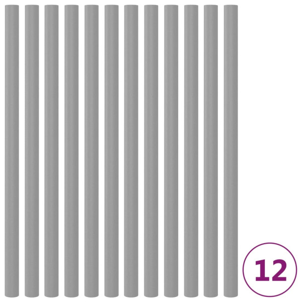 Mangas de espuma de postes de cama elástica 12 uds 92.5 cm gris D