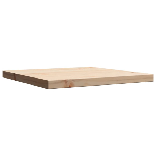 Tablero de mesa cuadrado madera maciza de pino 40x40x2.5 cm M 4