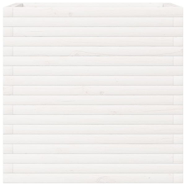 Vaso/floreira de jardim 70x40x68.5 cm pinho maciço branco M 5