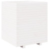 Jardinera madera maciza de pino blanco 60x60x72.5 cm 2