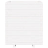 Jardinera madera maciza de pino blanco 60x60x72.5 cm 5