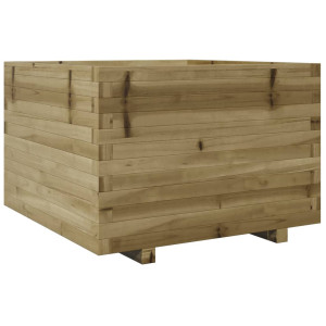 Jardinera madera de pino impregnada 70x70x49.5 cm H