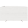 Jardinera madera maciza de pino blanco 90x90x49.5 cm 5