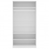 Roupeiro 100x50x200 cm derivados de madeira branco 5