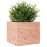 Jardinera madera maciza de abeto Douglas 80x80x68.5 cm 4