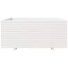 Jardinera madera maciza de pino blanco 110x110x49.5 cm 5
