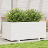 Jardinera madera maciza de pino blanco 110x60x49.5 cm 1