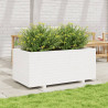 Jardinera madera maciza de pino blanco 110x60x49.5 cm 3