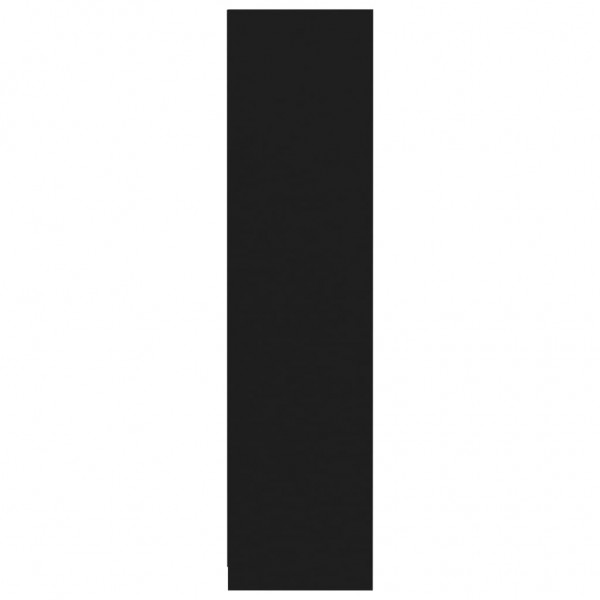 Roupeiro 50x50x200 cm derivados de madeira preto M 5