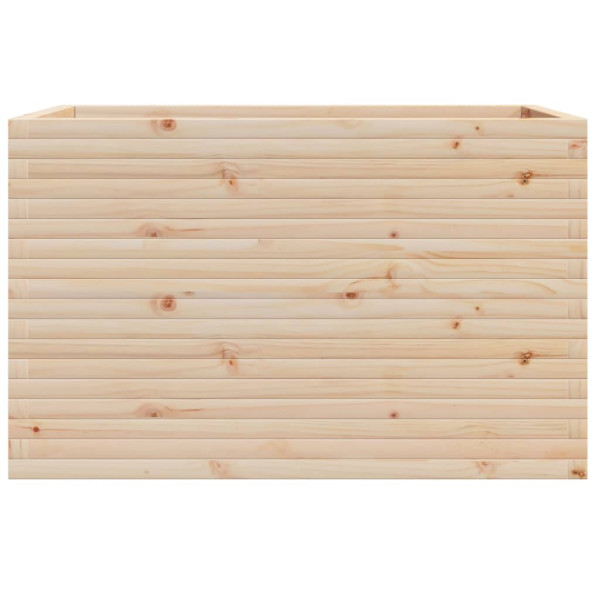 Jardinera madera maciza de pino 110x60x68.5 cm M 5