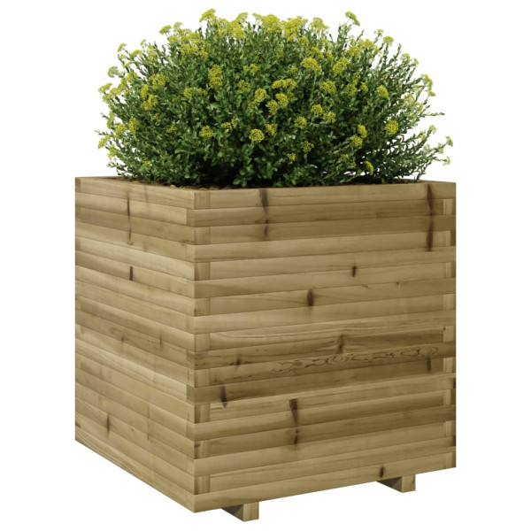 Jardinera madera de pino impregnada 70x70x72.5 cm M 4