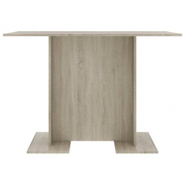 Mesa de comedor madera contrachapada roble sonoma 110x60x75cm M 4
