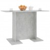 Mesa de comedor de madera gris hormigón 110x60x75 cm 3