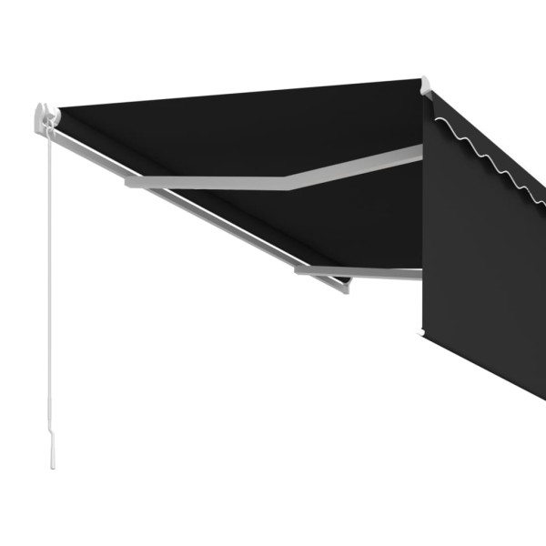 Toldo retrátil manual com estore 3.5x2.5 m antracite M 5