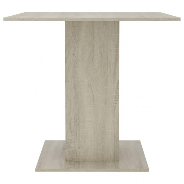 Mesa de jantar 80x80x75 cm contraplacado carvalho sonoma M 5