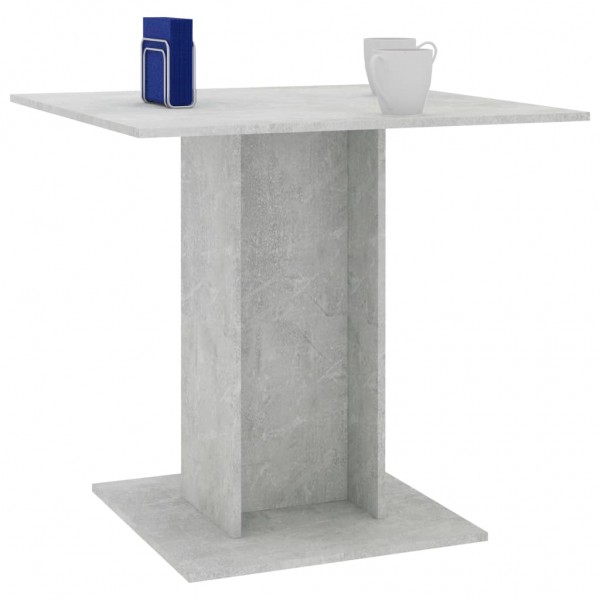 Mesa de jantar derivados de madeira cinzento cimento M 3