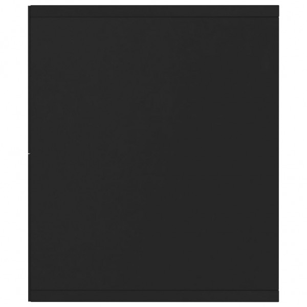 Estante/móvel de TV 143x30x36 cm contraplacado preto M 5