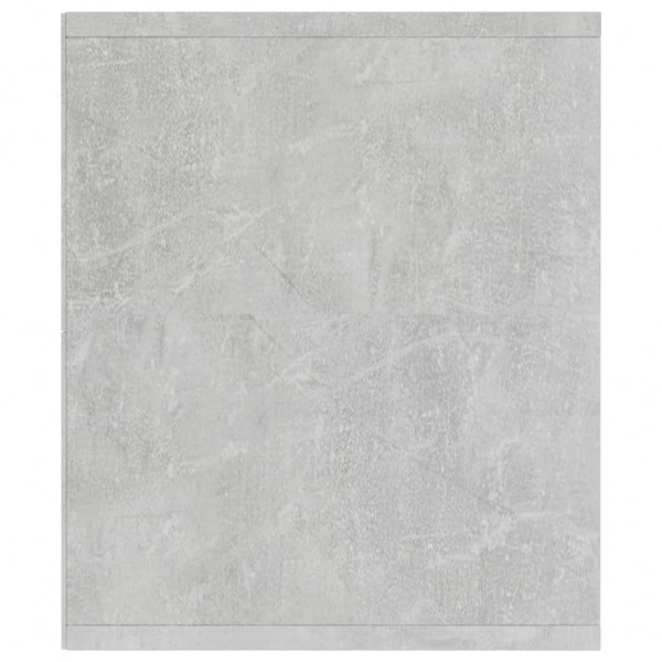Estante/móvel de TV 143x30x36 cm contraplacado cinzento cimento M 5