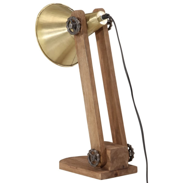 Lâmpada de mesa de bronze vintage 25 W E27 23x13x52 cm M 5