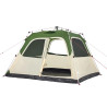Tenda familiar cúpula para 6 pessoas libertação rápida verde 5