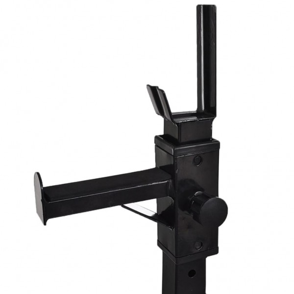 Suporte barra musculação c/ conjunto pesos e barras 60.5 kg M 5