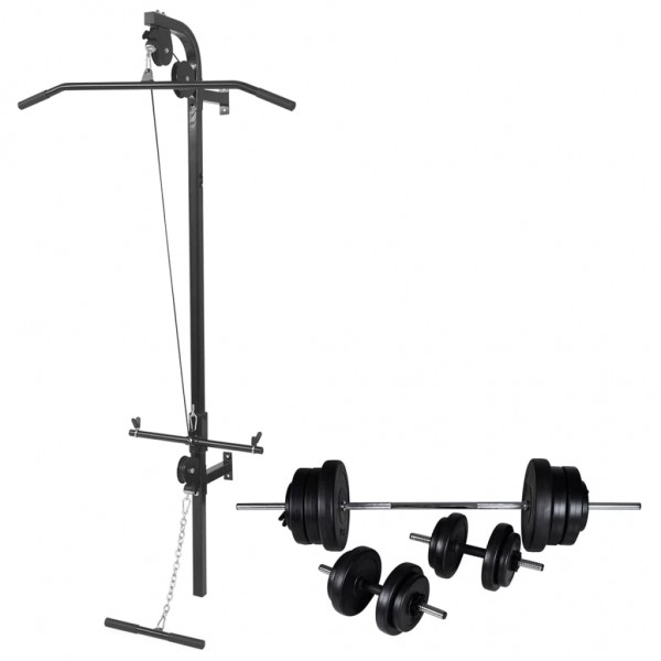 Máquina de musculación de pared con pesas y mancuernas 60.5 kg D