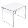 Mesita plegable para camping con estructura de metal. 80 x 60 cm 1