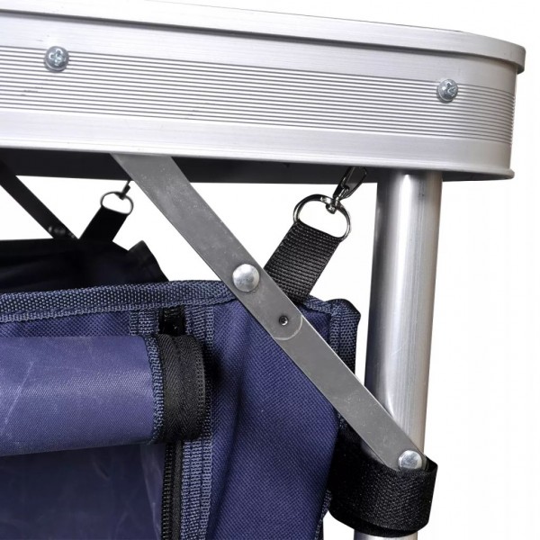 Armário dobrável de campismo com estrutura de aluminio M 3