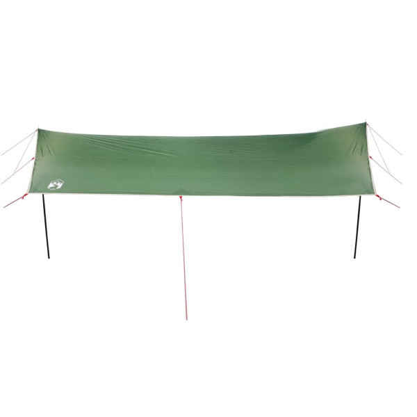 Lona de camping impermeable verde 460x305x210 cm M 4