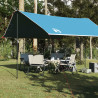 Lona de camping impermeable azul 430x380x210 cm 1
