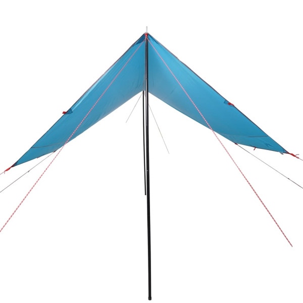 Lona de camping impermeable azul 430x380x210 cm M 3