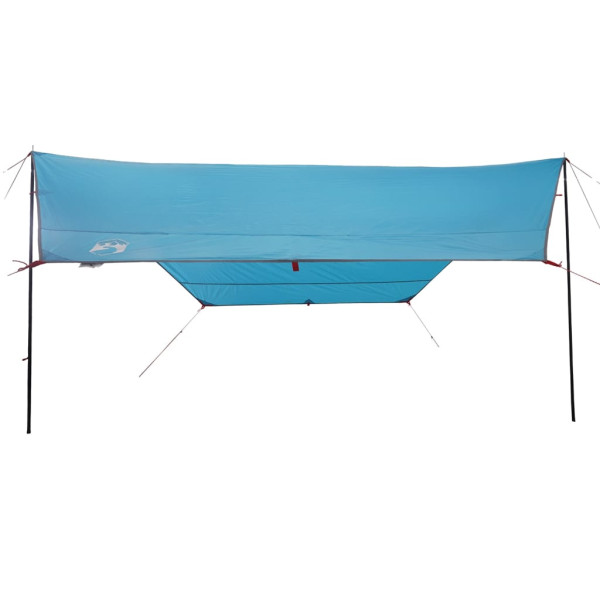 Lona de camping impermeable azul 430x380x210 cm M 4