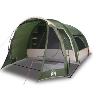Tenda familiar para 6 pessoas impermeável verde H