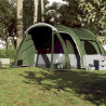Tenda familiar para 6 pessoas impermeável verde 3