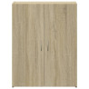 Armario archivador madera ingeniería roble Sonoma 60x32x77.5 cm 4