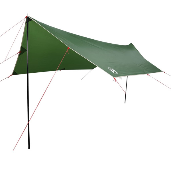 Lona de camping impermeable verde 460x305x210 cm M 2