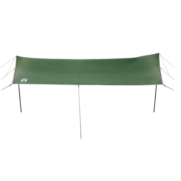 Lona de camping impermeable verde 460x305x210 cm M 4