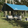 Lona de camping impermeable azul 430x380x210 cm 1
