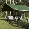 Lona de camping impermeable verde 430x380x210 cm 1