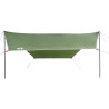 Lona de camping impermeable verde 430x380x210 cm 4