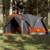 Tienda familiar tipi para 8 personas impermeable gris naranja 1