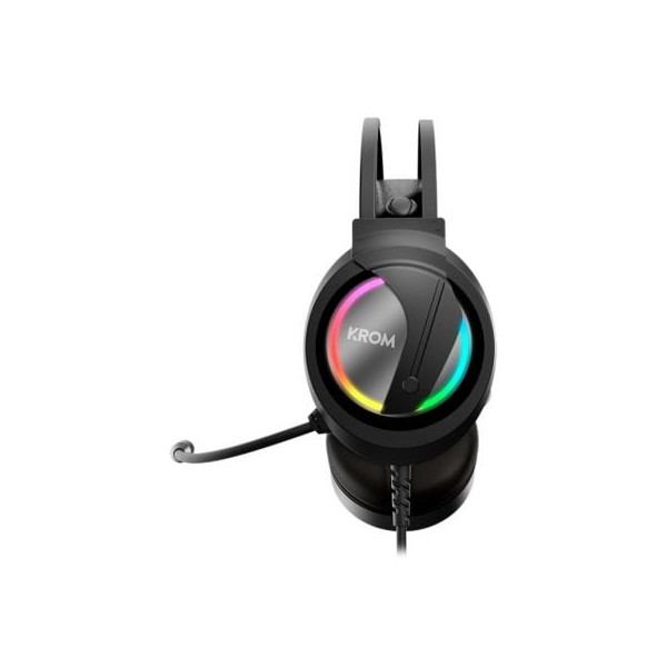 Auriculares Gaming con micrófono Krom Kappa negro M 4